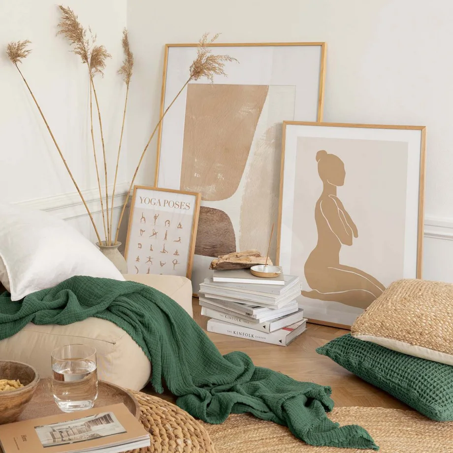 Абстрактная женщина, тренажерный зал, Йога, поза, настенный художественный принт, холст, картина, скандинавский постер, Современные Геометрические настенные картины, гостиная, домашний декор