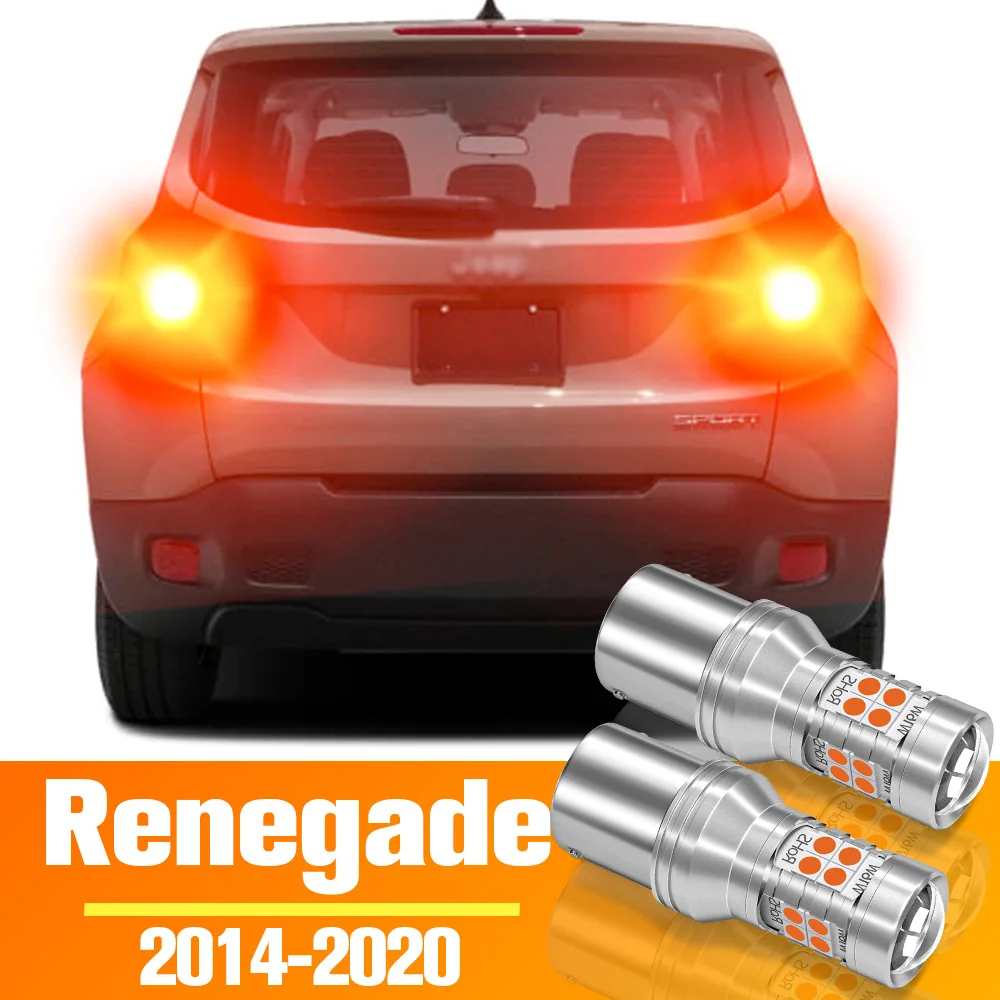 

2pcs LED Brake Light Bulb Accessories For Jeep Renegade 2014 2015 2016 2017 2018 2019 2020