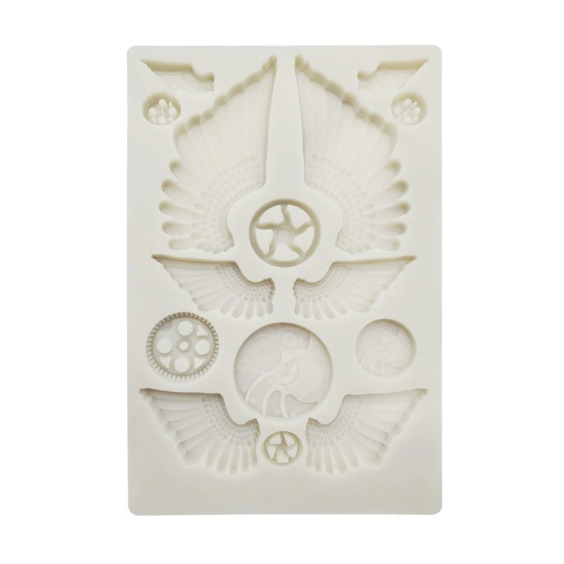 

Fondant Moulds Chocolate Molds Candy Mould Clay Mold Silicone Material Retro Gear Shapes Perfect Gifts for Baking Lovers
