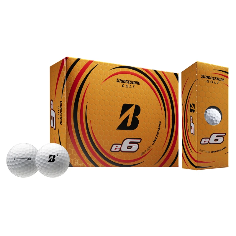 Golf 2021 e6 White Golf Ball, Dozen