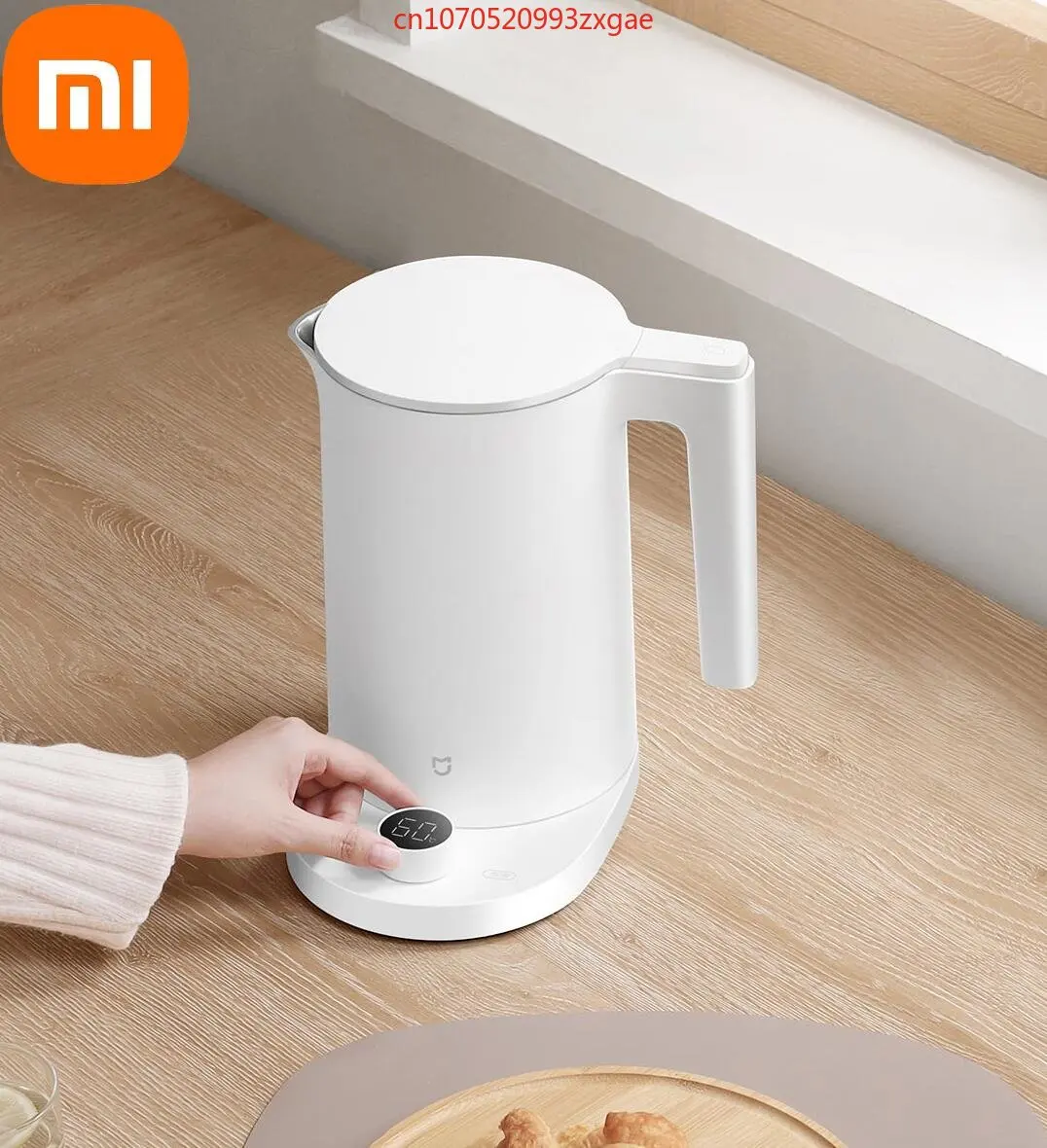 Genuine Xiaomi Mijia thermostatic electric kettle 2Pro, APP intelligent control, LED screen data display Xiaomi electric kettle