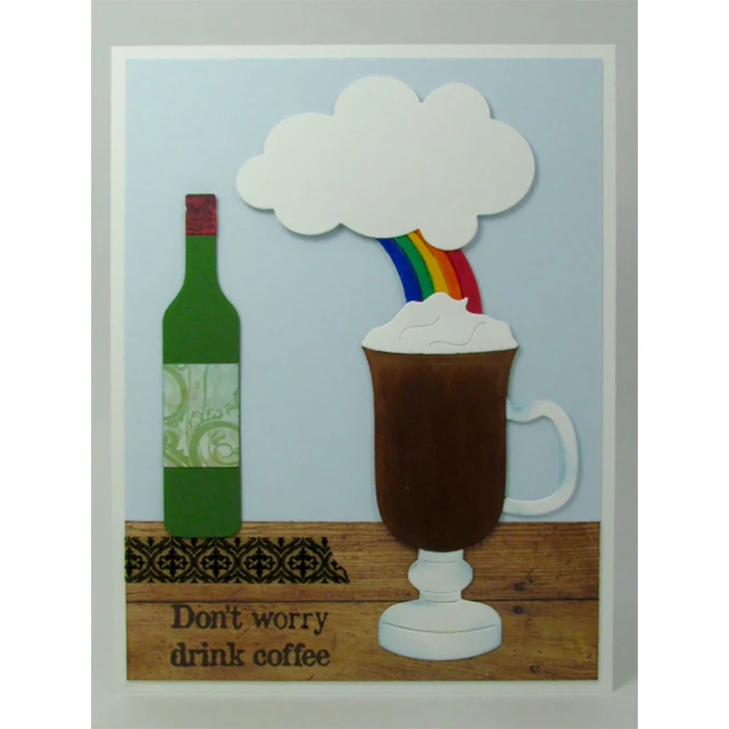 Новинка 2021 кружка для пива металлические Вырубные штампы рукоделия изготовление