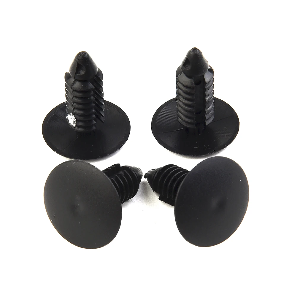 

Clips Perfect Fit for Holes 6 7mm High Quality Black Bumper Plugs Clip for Front License Plate Holes Cover Set of 4