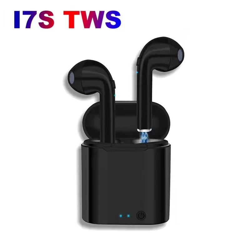 

Беспроводные наушники i7s TWS, Bluetooth-совместимые наушники 5,0, стереонаушники с басами, спортивные стереонаушники Водонепроницаемая гарнитура ...
