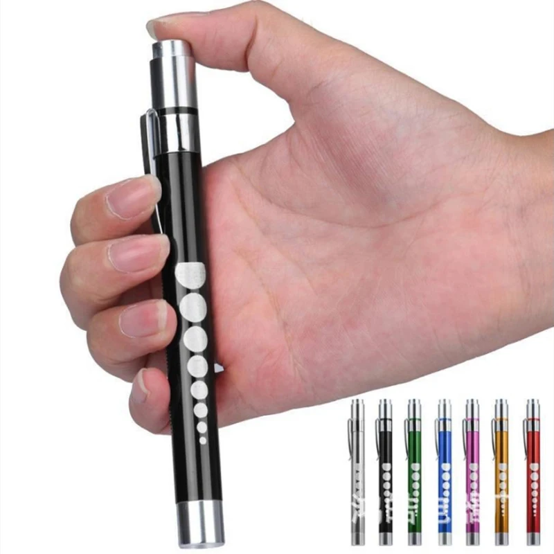 

Medical First Aid Mini Pen Light Flashlight Torch LED EMT Doctor Small Portable Outdoor Tools