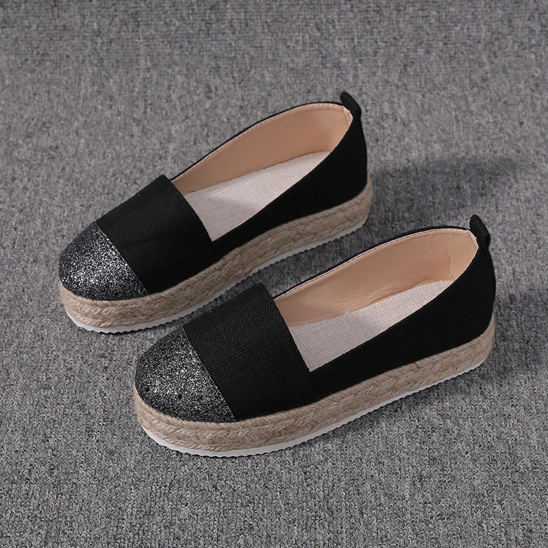 

Slip On Shoes For Women Casual Female Sneakers All-Match Round Toe Shallow Mouth Flats Slip-on Driving New Dress Fisherman PU Fl