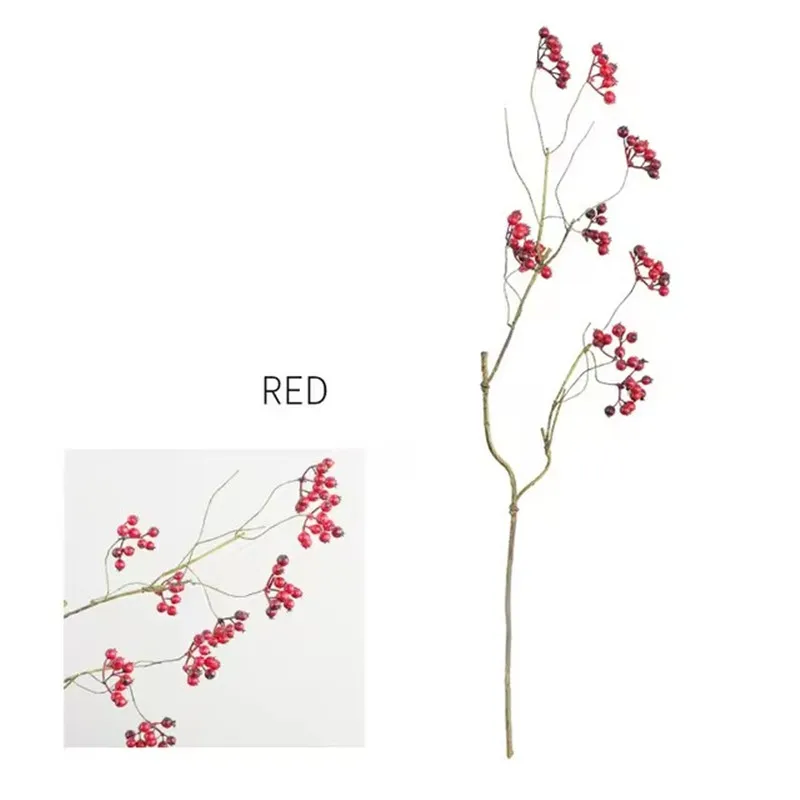 

Искусственный цветок клюква длинная ветка