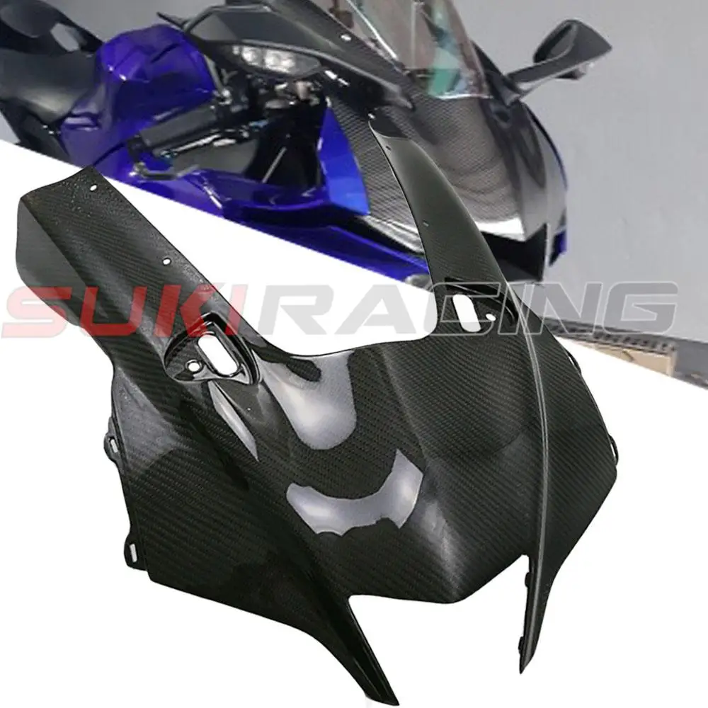 

For Yamaha YZFR1 R1M 2020 2021 2022 Carbon Fiber Motorcycle Front Nose Fairing Panels shell Protection Motorbike Accessories