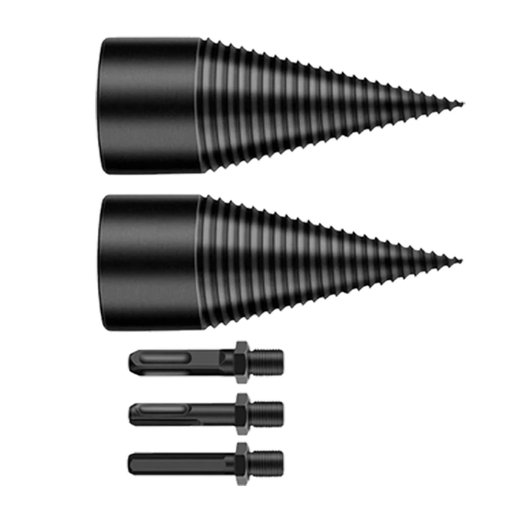 

Firewood Drill Bit Efficient Cone Log Splitter Tool Power Tool Accessories