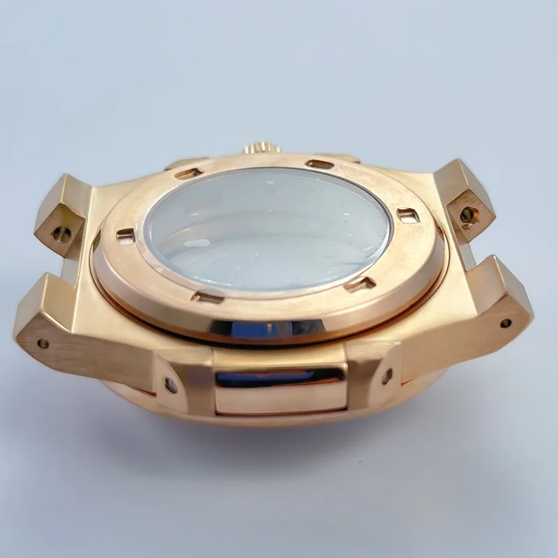 Фото Квадратный корпус часов 41 мм для механизма Seiko NH35 с сапфировым стеклом в стиле Philippe — комплект для изготовления часов, аксессуар №2