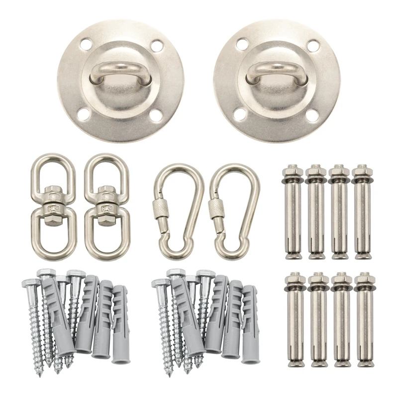 

PHFU-качели вешалки, вешалки для гамака, 2 шт. поворотных качели Крючки Подвесные крючки наборы для деревянного бетонного веранды сидение для ...