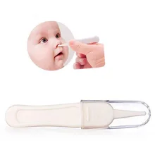 New Baby Safety Tweezers Plastic Tweezers Ear Nose Clean Nose Ears Dirty Baby Care 