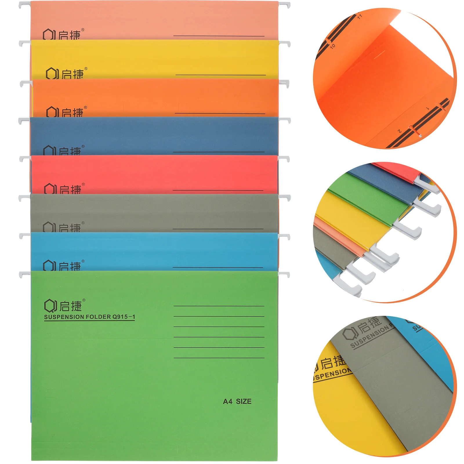 

8 PCS Documents Holder Organizer Folders Work Fast A4 File Office Supplies Cabinet