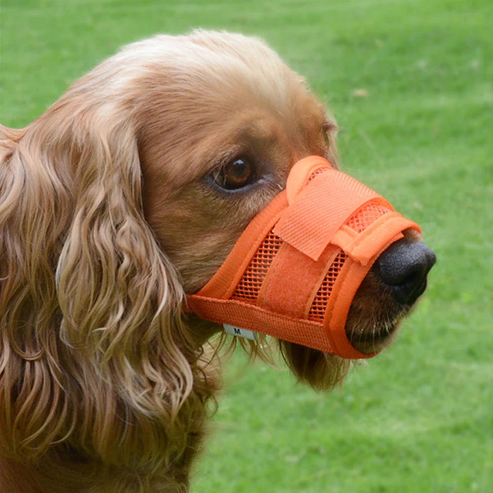 

Adjustable Nylon Soft Mesh Small Medium Large Dog Muzzle Pet Accessories Breathable Anti Bark Pet Puppy Mouth Mask Cover Muzzles