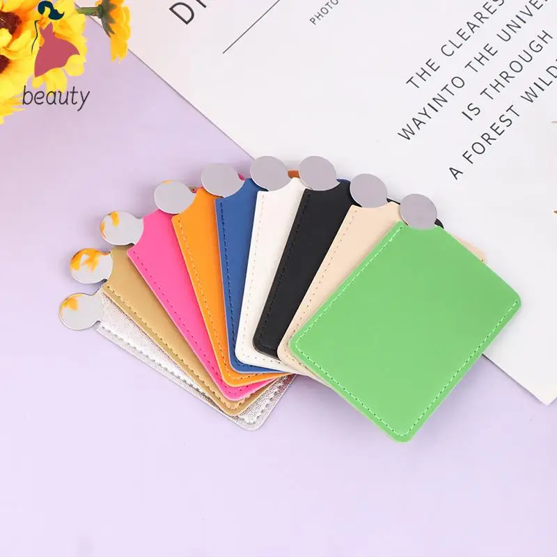 Портативное мини-зеркало из нержавеющей стали небьющееся косметическое зеркало