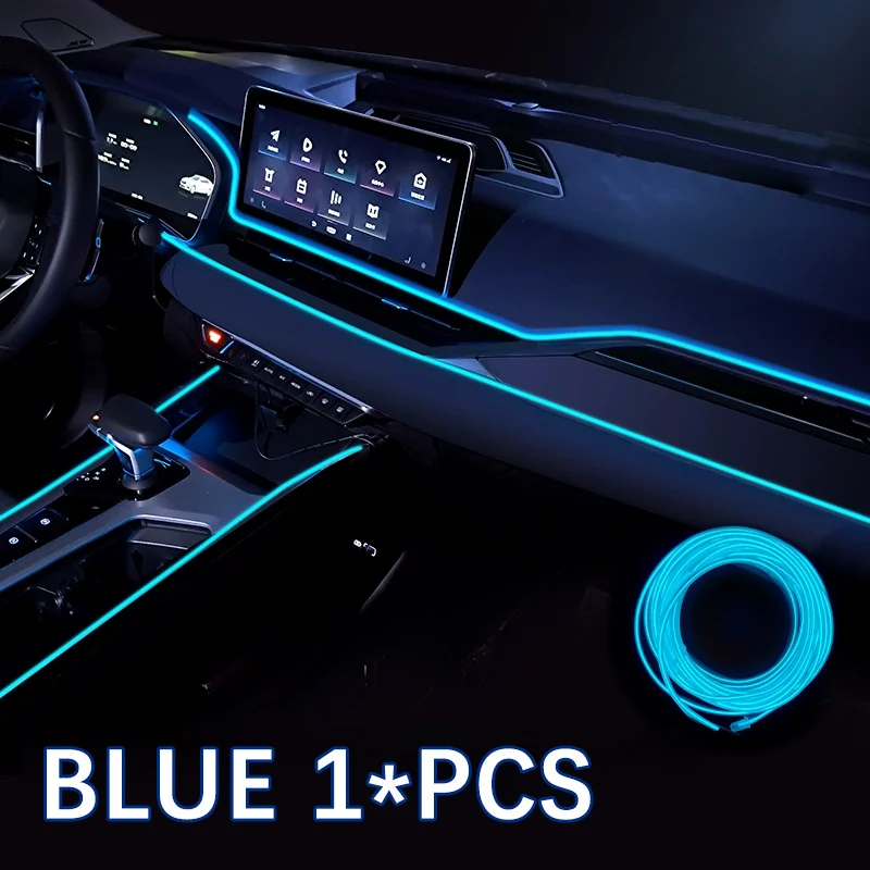 

Автомобильная линия холодного света, светодиодная автомобильная атмосферная лампа, внутренняя отделка, полосы света для Volvo XC60 XC90 XC40 C40 EX30 EX90