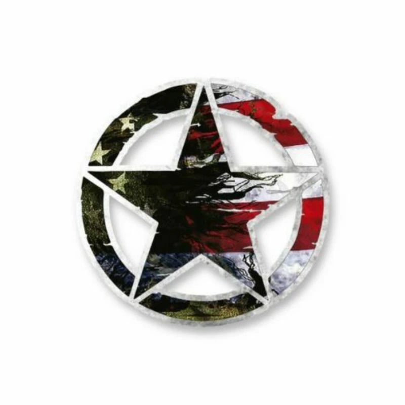 

Car Stickers Creative American Military Sign Decals Car Motorcycle Bumper Body Rear Window Decorative Decals Waterproof,15cm
