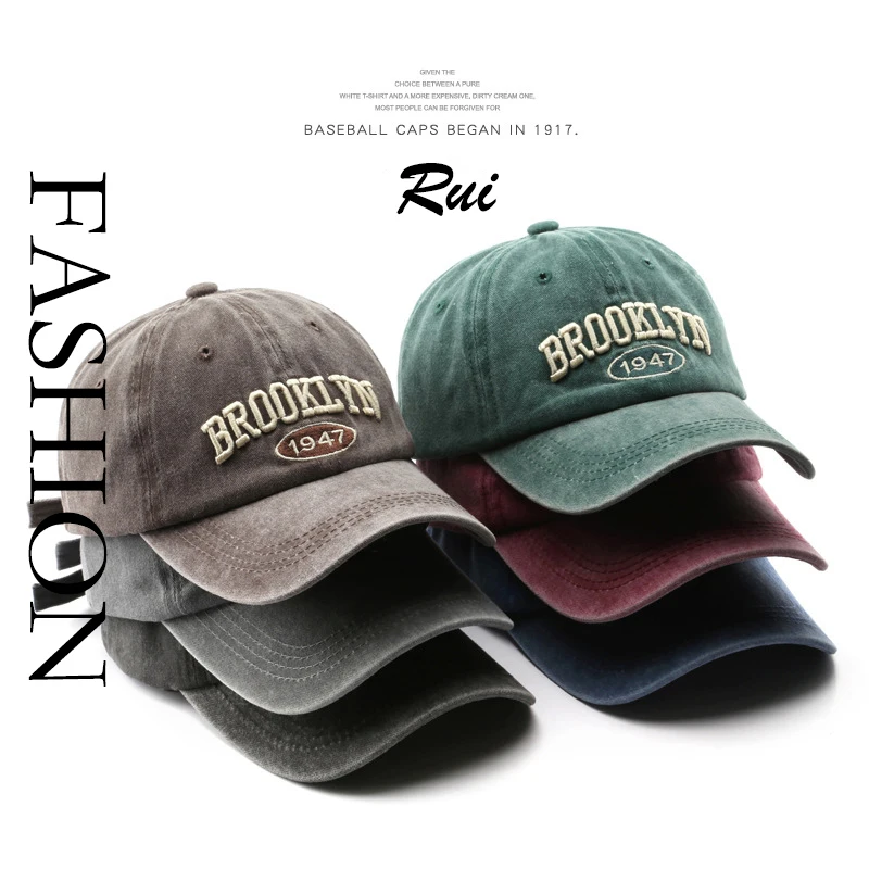 

Бейсболка Rui с вышивкой для мужчин и женщин, модная индивидуализированная хлопковая кепка с надписью do old, с защитой от солнца, для улицы