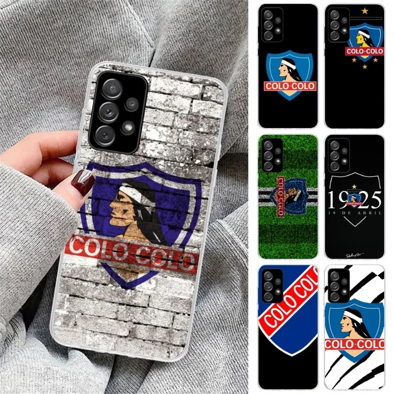 Клуб Социальный и Спортивный Colo Чехол для Samsung Galaxy S10 S21 S22 Plus Ultra A91 A51 A21S A12 Прозрачный Коврик