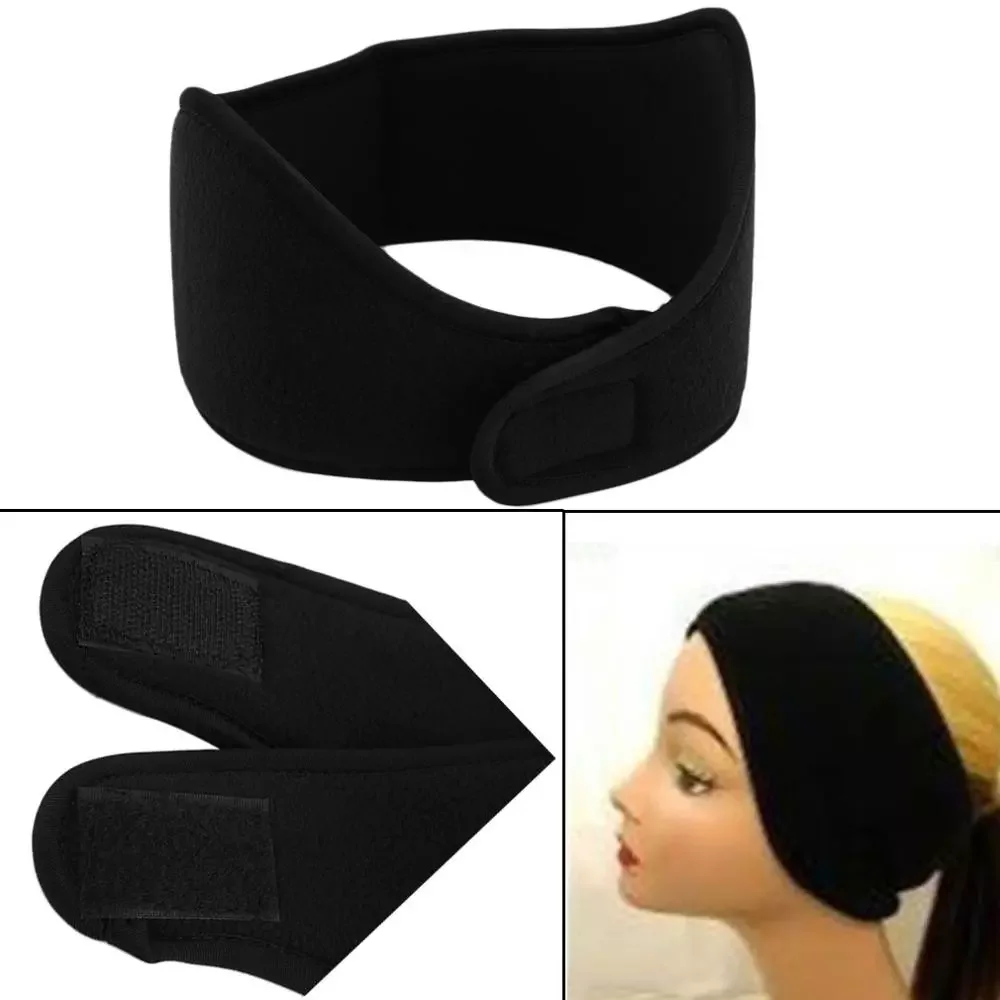 

Hot Sale Unisex Women Men Winter Polar Fleece Earband Stretchy Comfortable Headband Earmuffs Ear Warmers Black Stretchy Hair Ban