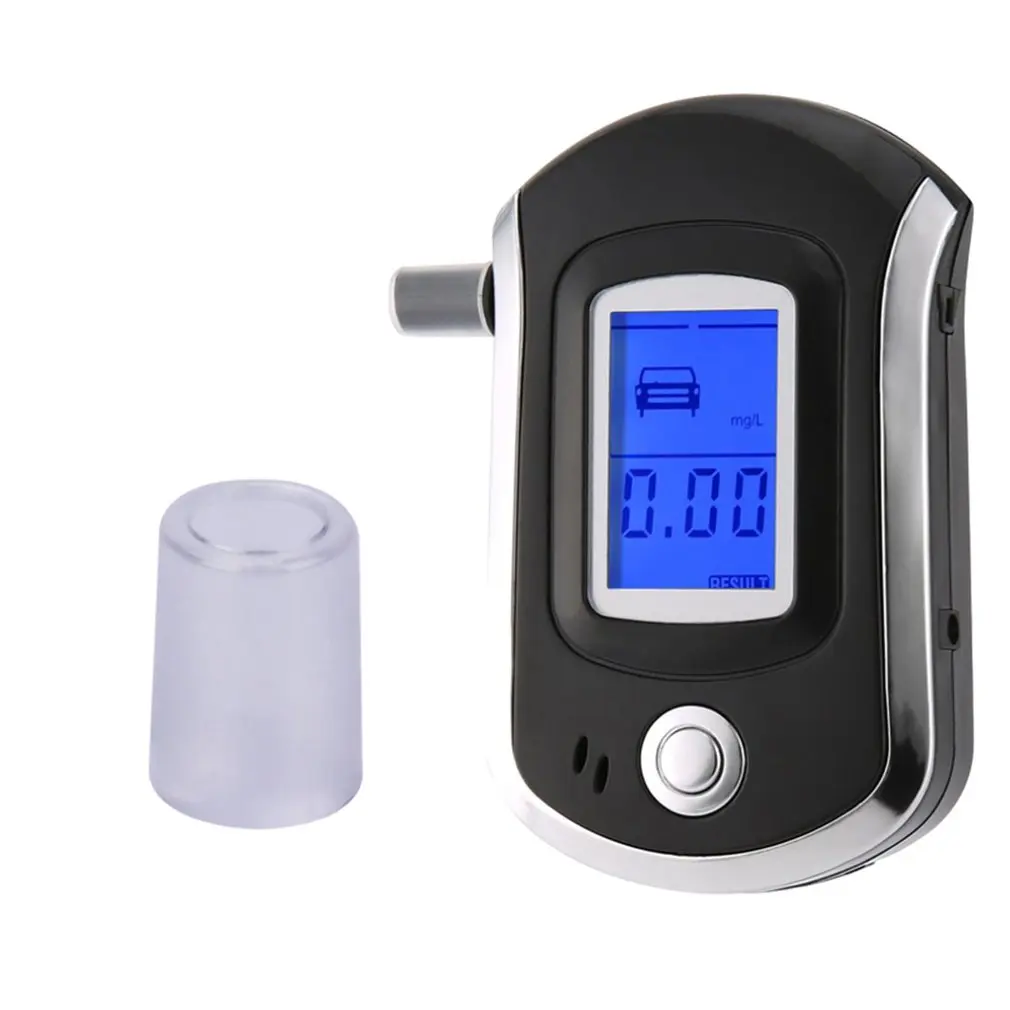 

Digital LCD Display Breath Alcohol Tester Analyzer With 5 Mouthpiece High Sensitivity Professional Quick Response Breathalyzer