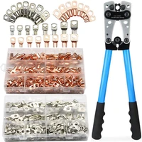 hx 50b cable lug crimping tools plier for heavy duty wire lugs battery terminal copper lugs 6 50mm2 awg copper ring terminals