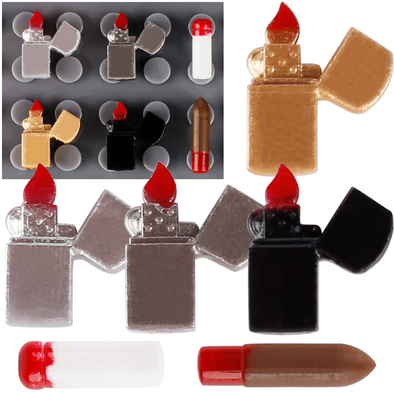 Строительные блоки город МОС серии зажигалок с 3D печатью сигарета пожар военная