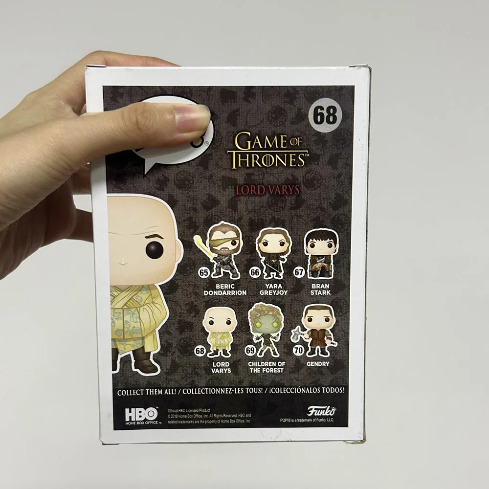 Фигурка Funko Pop Телевизионная серия «Игра престолов» Лорд Вариус # Коллекционные виниловые фигурки 68 см: игрушки, куклы, декор для дома, модели, подарки (art.: 3920d4cfcb2b2) - 3920d4cfcb2b2