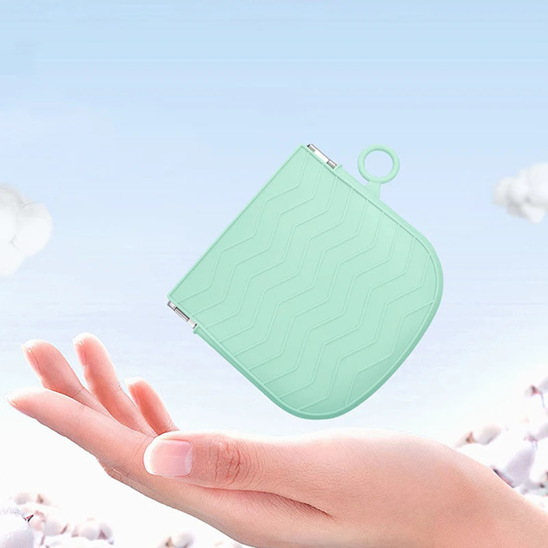 

Soft Silicon Orthodontic Retainer Case With Vent Hole Self-Closing Orthodontic Mouth Guard Cases Braces Case For Daily Travel