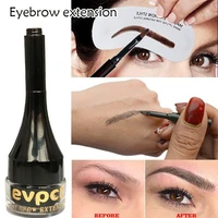 eyebrow hair extensions pomade natural fiber brows hair waterproof makeup unisex waterproof eye brow enhancer with eyebrow cards