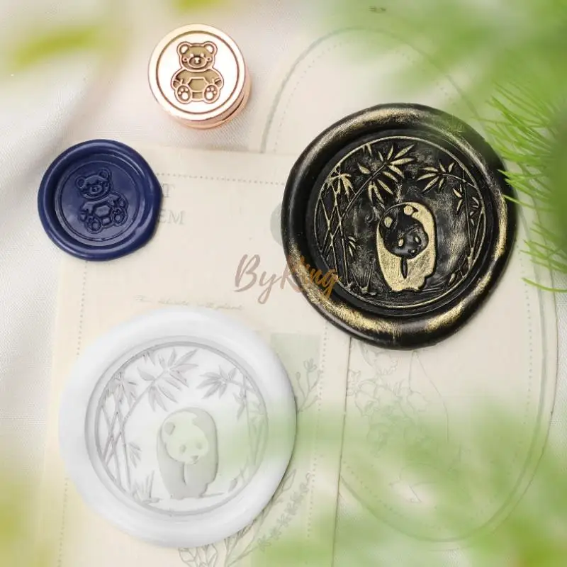 Высококачественный восковой штамп розовый Кот розмарин для вас набор голов