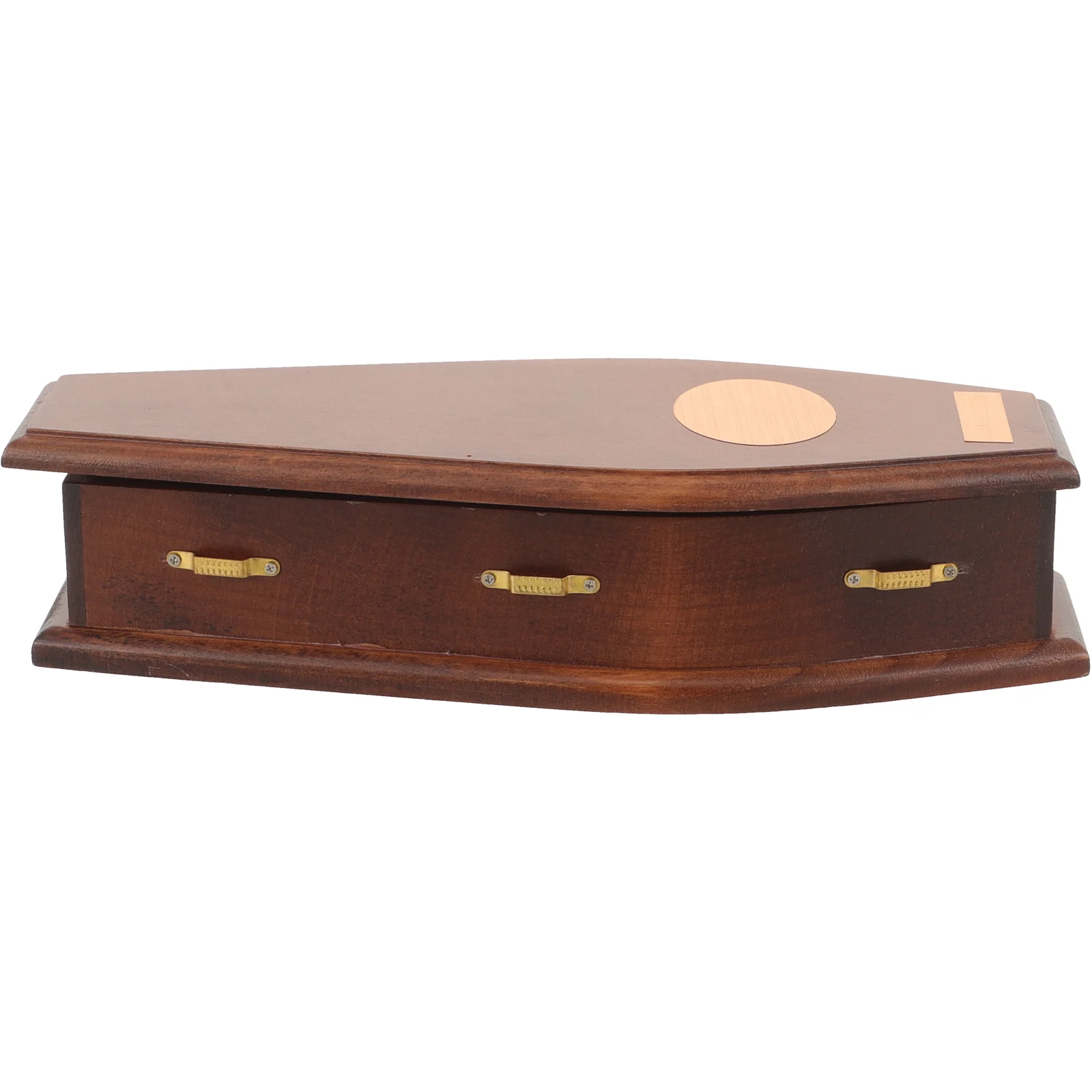 

Baby House Accessories Furniture Mini Coffin Tiny Miniature Decoration Wooden