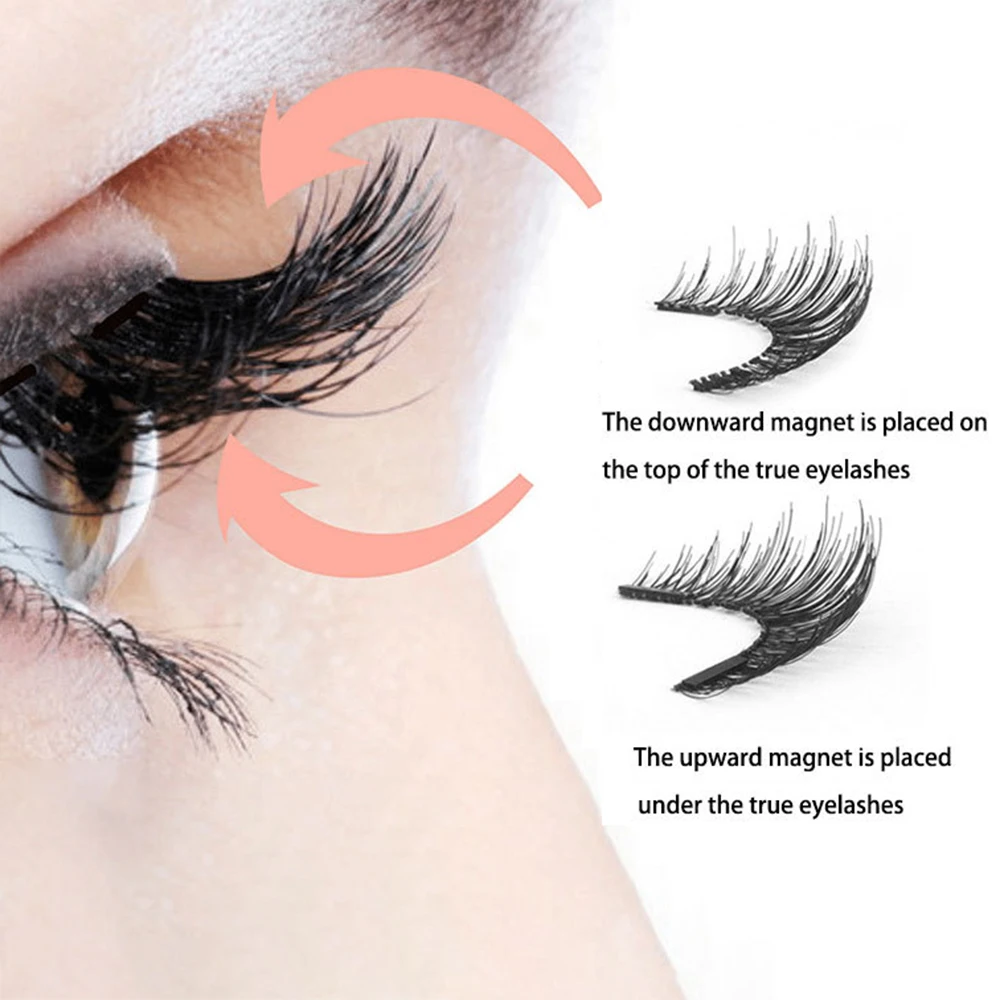 5 пар 3D импортные волоконные ресницы натуральные драматические Накладные