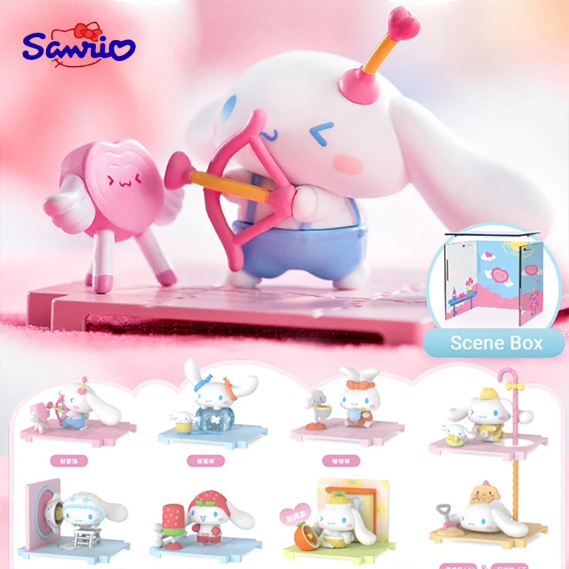 

Genuine Cinnamoroll Club Series Anime Figures Cartoon Sanrio Kawaii Decompression Toys Desktop Action Figure Ornament Decoration