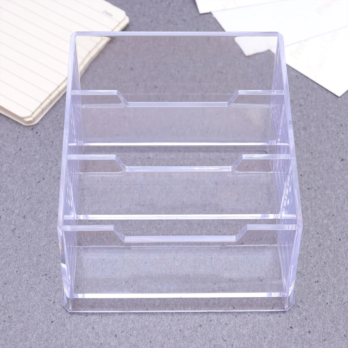 

Office Card Business Storage Container Desktop Cards Organizer Plastic Holder Acrylic