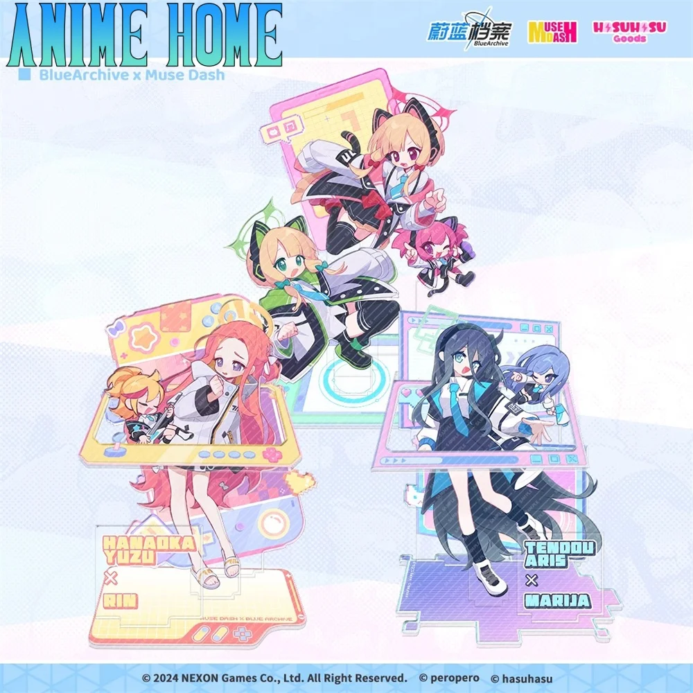 Игра Muse Dash X Blue Archive Rin Buro акриловая подставка настольный орнамент косплей детский