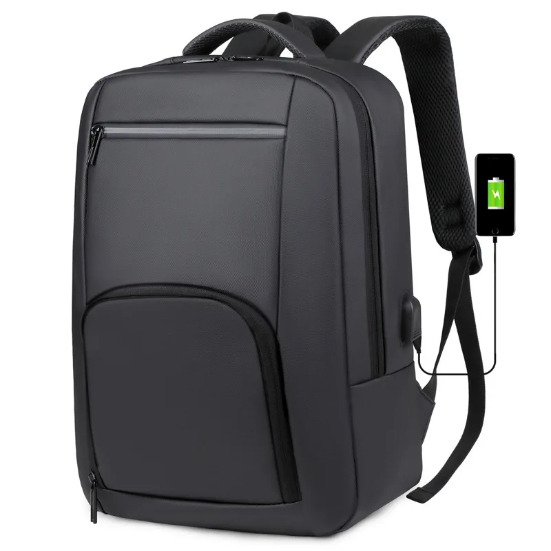

Oxford Men Backpack Laptop 15.6 Inches USB Charging Back Pack