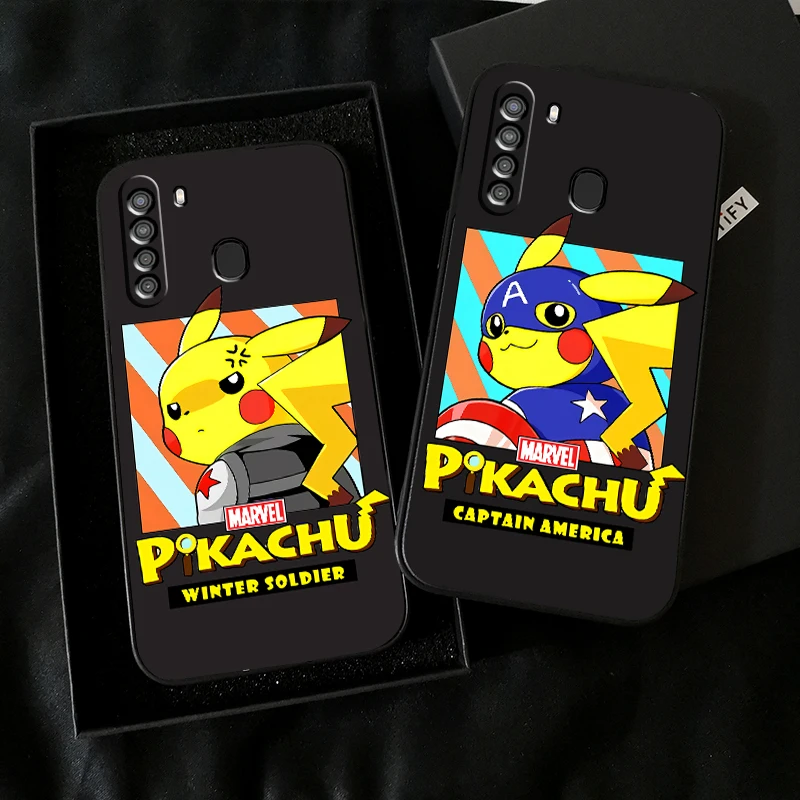 

Pokémon Anime Elf Phone Case For Samsung Galaxy A32 4G 5G A51 4G 5G A71 4G 5G A72 4G 5G Silicone Cover Carcasa Black