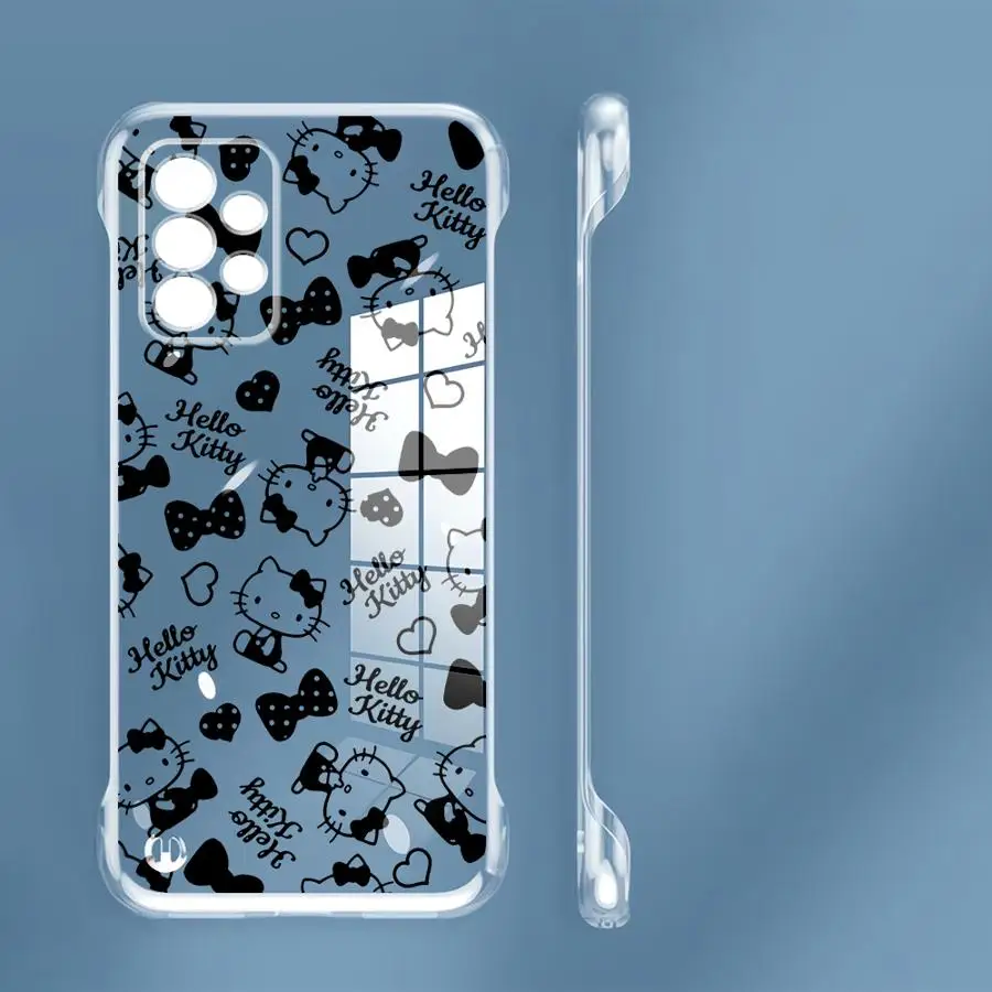 Чехол для телефона H-Hello K-Kitty Samsung Galaxy A15 A54 A55 A12 A24 A33 A34 A52 A53 A23 A51 A14 Прозрачный чехол