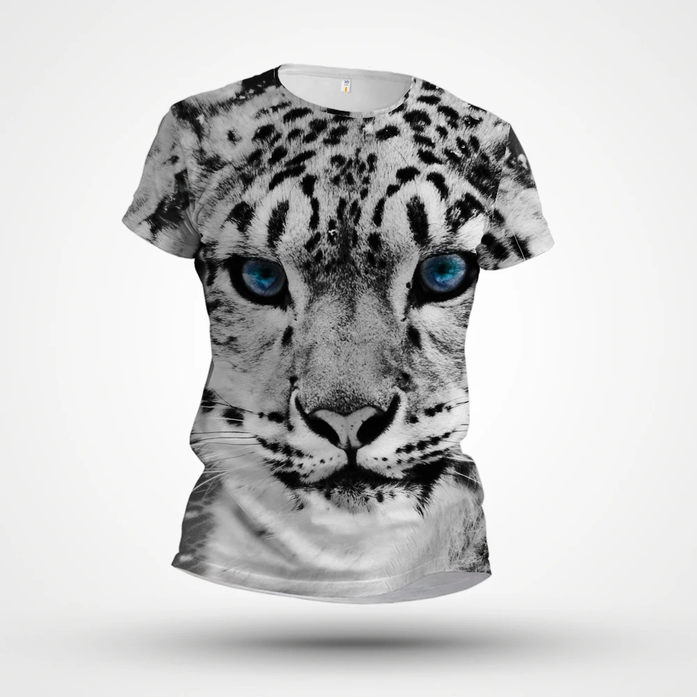 

Animal T-shirt New 3D Printing Luxury Pattern Short Sleeve Customized Factory Direct Sales 2023 Summer Light Luxury Tight Top