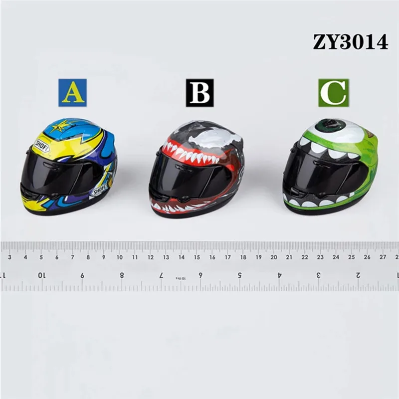 

ZYTOYS ZY3014 1/6 Scale New Motorcycle Helmet Model Figure Accessories For 12 inch Action Figure Body Collection Doll Toy