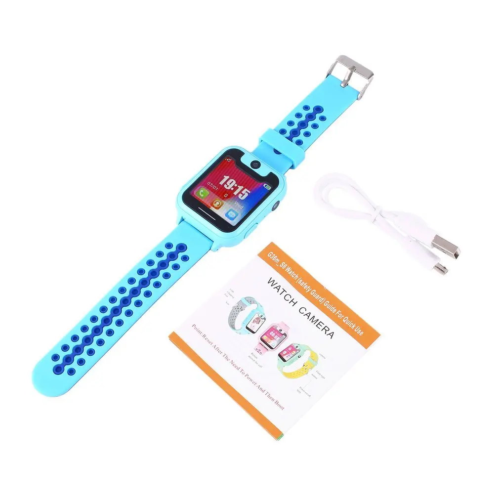 

S6 1.54 Inch Touch Full Color Screen LED Digital Display Fashion and Simple Children Smart Watch Soft Strap Bending Freely