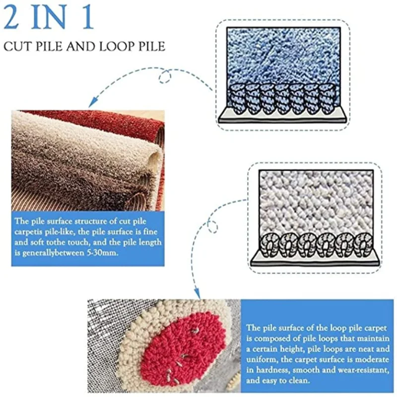 Электрический пистолет для пробивки ковров 2 в 1 аппарат с разрезами и петлями