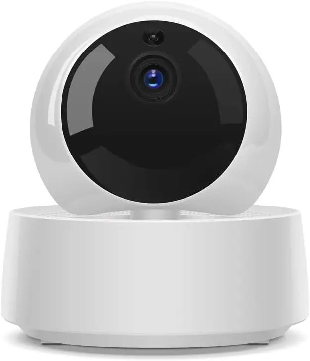 

Câmera interna 1080P HD câmera de segurança WiFi inteligente com visão noturna IR detecção de movimento áudio bidirec