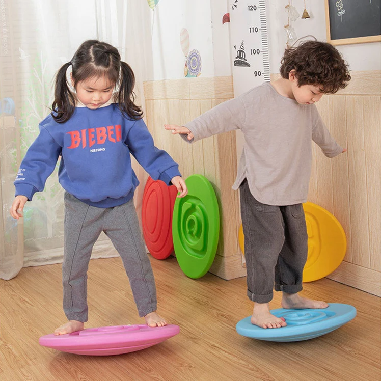 

Kids Rocking Balance Seesaw Board Non-Skid Kindergarten Sensory Training Toy Balance Sports Game Toy Physical Coordin Play Toy