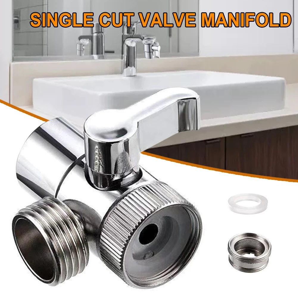 

Switch Faucet Adapter 2 Way Connector Shower Head Diverter Valve Home Improvement Shower Faucets Water Separator Accessories