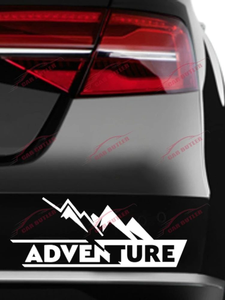 Приключения автомобиль наклейка заднее лобовое стекло велосипед бампер стену