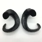 Черная имитация пластиковой козы, искусственный рожок овцы, домашний декор, пасхальный Косплей