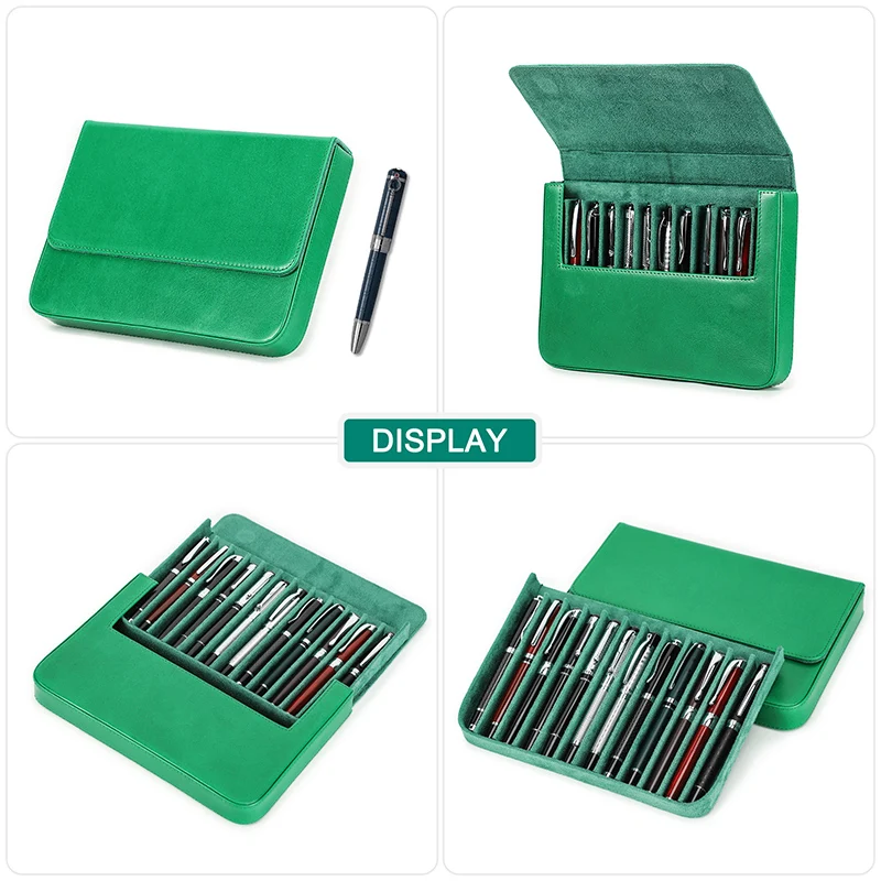 Cena Kontakty Rodzina 12 Piórnik Z Prawdziwej Skóry Odpinany Przenośny Piśmiennicze Osłona Z Uchwytem Ręcznie Pudełko Na Długopis Odporny Na Wstrząsy Mężczyzn