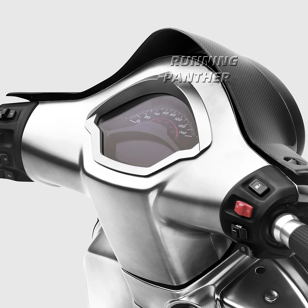 Передний спидометр мотоцикла накладка на кольцо рамка козырек для Vespa GTS 300 gts Gts 2023